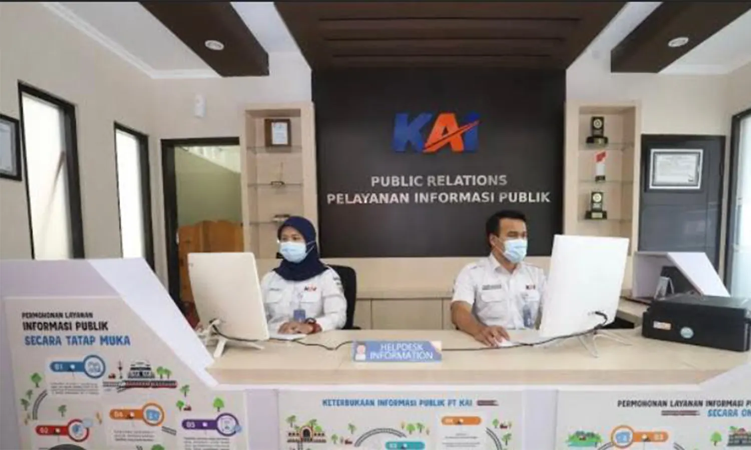 KAI Masih Menduduki Rank 1 Sebagai Badan Publik Informatif BUMN