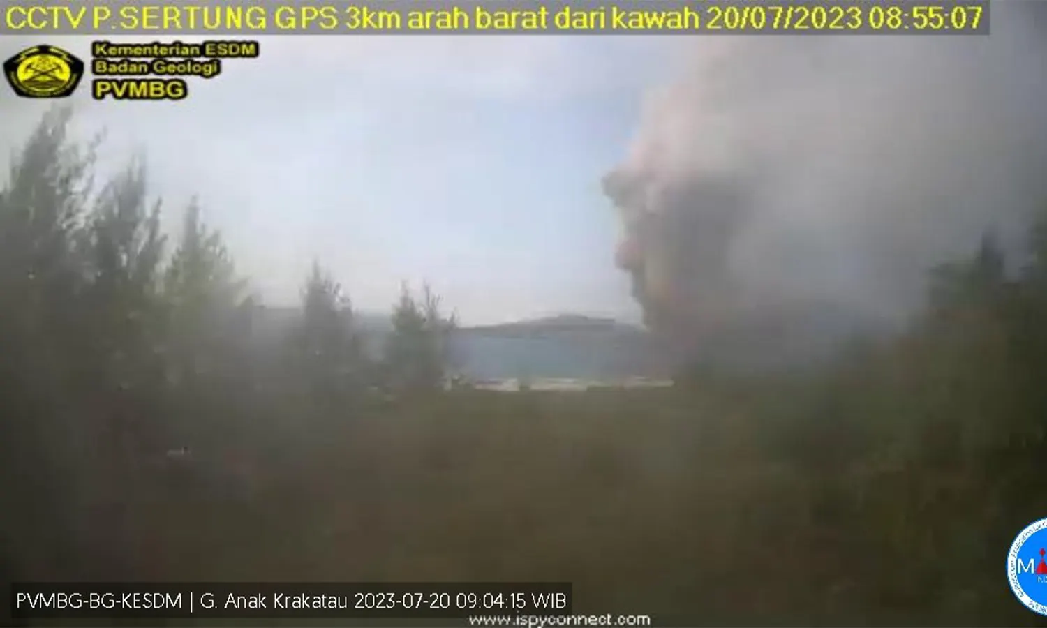 Gunung Anak Krakatau Erupsi Dua Kali, Tinggi Kolom Abu Capai 2.000 Meter