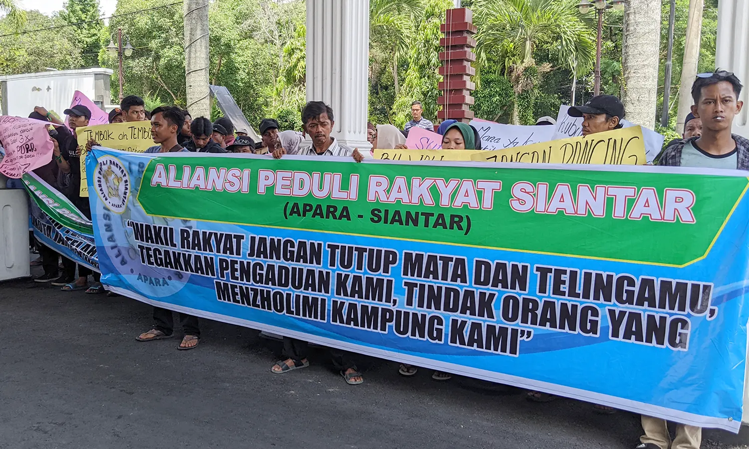 Apara-Siantar Desak Pemko Pematang Siantar Bongkar Tembok Milik Tagor Manik