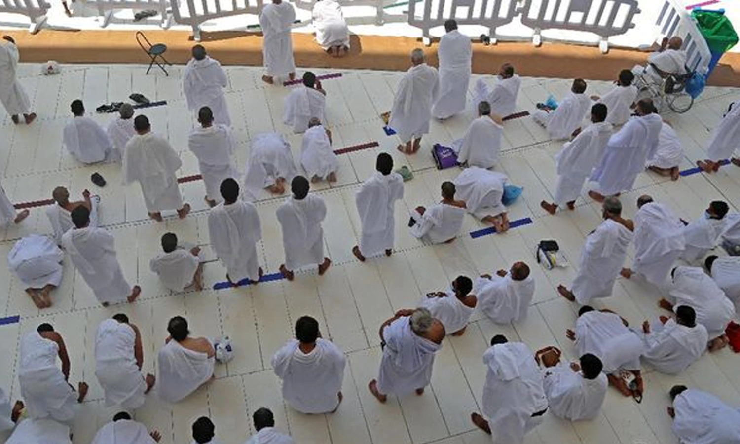 Saf Salat di Masjidil Haram Renggang Lagi