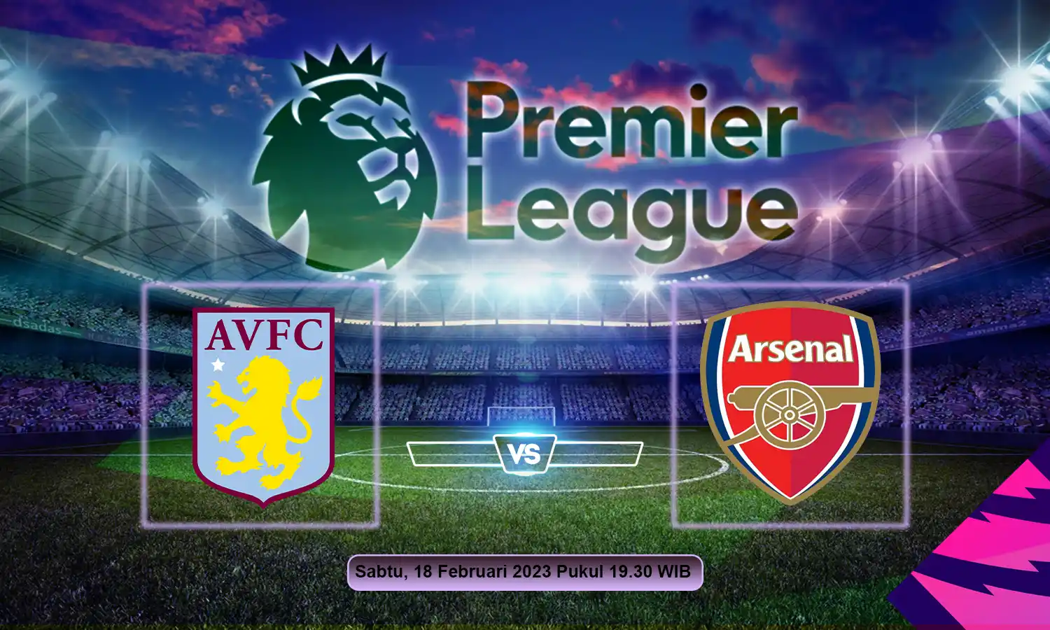 Prediksi Pekan Ke-24 Liga Inggris 2022/2023: Aston Villa vs Arsenal