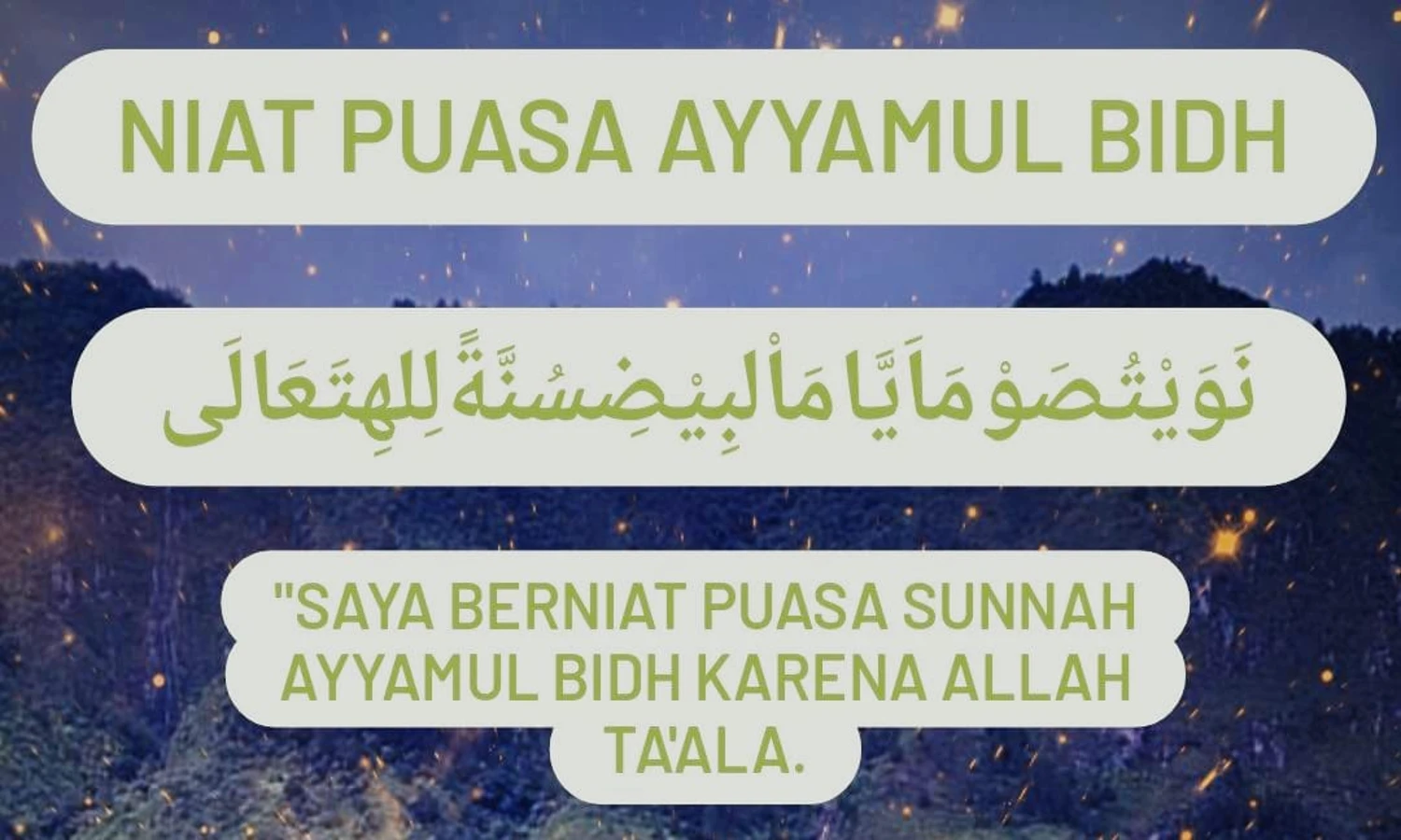 Bacaan Niat Puasa Ayyamul Bidh, Lengkap dengan Jadwal, Tata Cara dan Keutamaannya