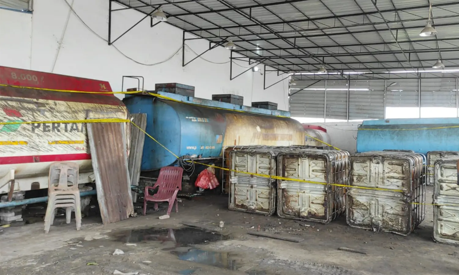 Rincian Barang Bukti Penggerebekan 21 Ton Solar Ilegal di Deli Serdang