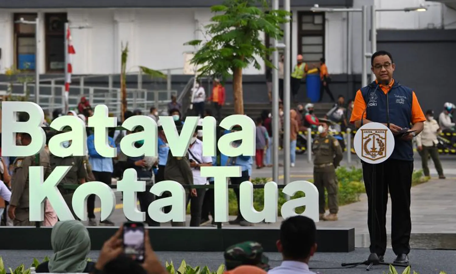 Resmi Dibuka Untuk Umum, Anies Namai Kawasan Kota Tua Jadi Batavia