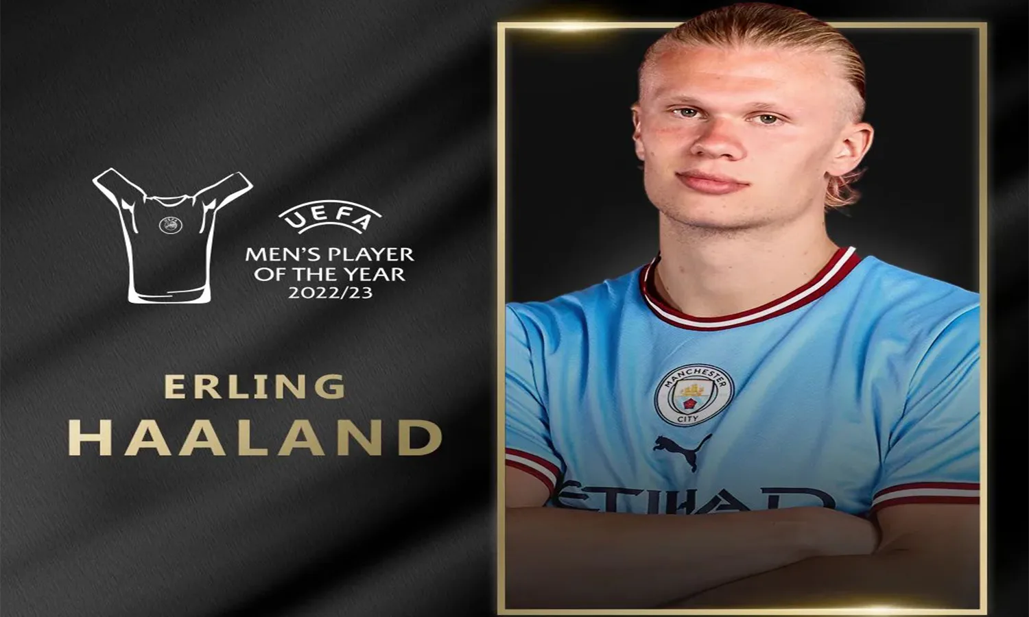 Erling Haaland Terpilih sebagai Pemenang UEFA Mens Player of the Year 2022/2023
