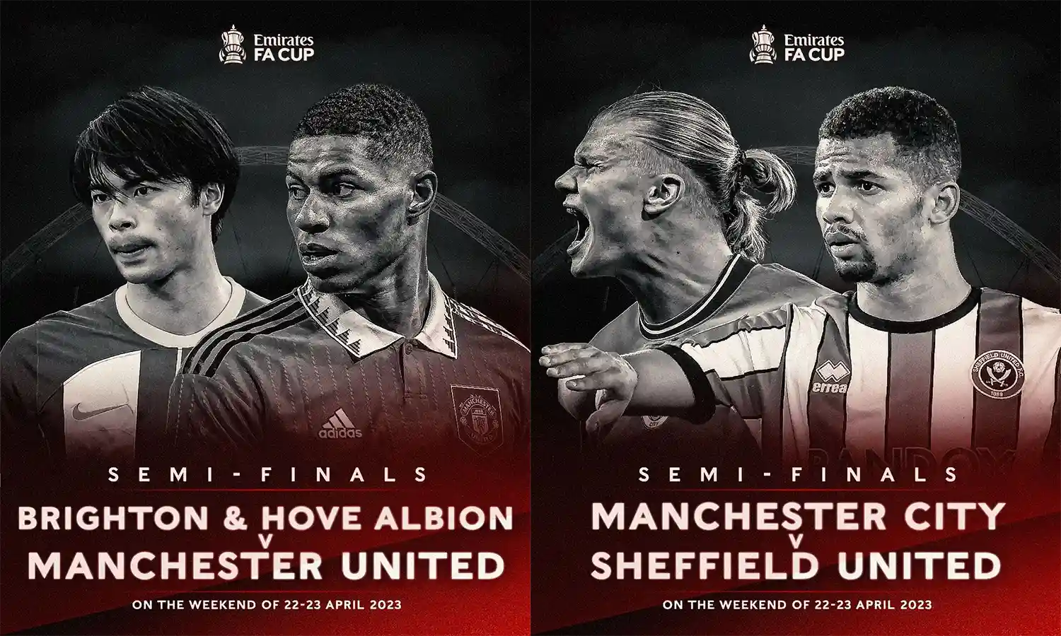 Hasil Lengkap Perempat Final Piala FA Cup 2022/20223: MU dan Man City Melaju ke Semifinal