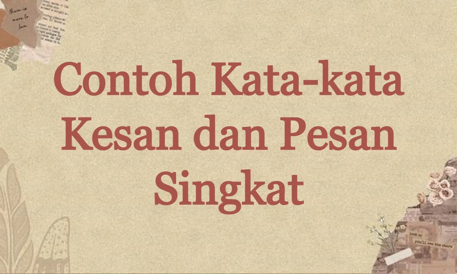 Kumpulan Kata-kata Kesan dan Pesan Singkat: Sekolah, Guru, Lucu, Teman dan Sahabat