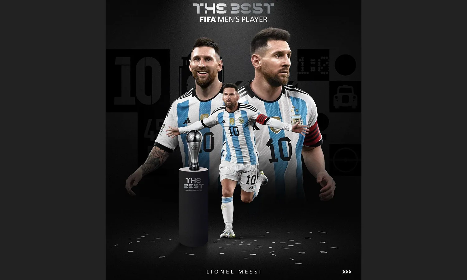 Lionel Messi Dinobatkan Sebagai Pemain Terbaik FIFA 2023