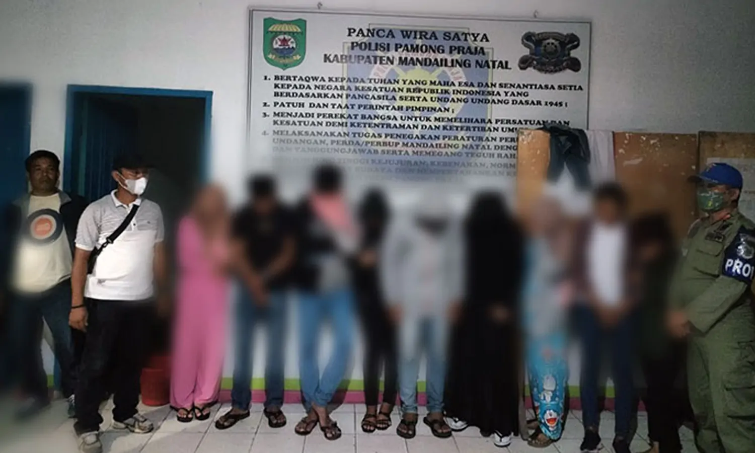 Satpol PP Gerebek 4 Pasangan Bukan Suami Istri di Kamar Hotel