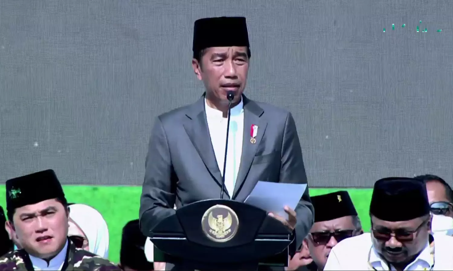 Resepsi 1 Abad NU, Jokowi: Persiapkan Nahdliyin Muda yang Menguasai Iptek