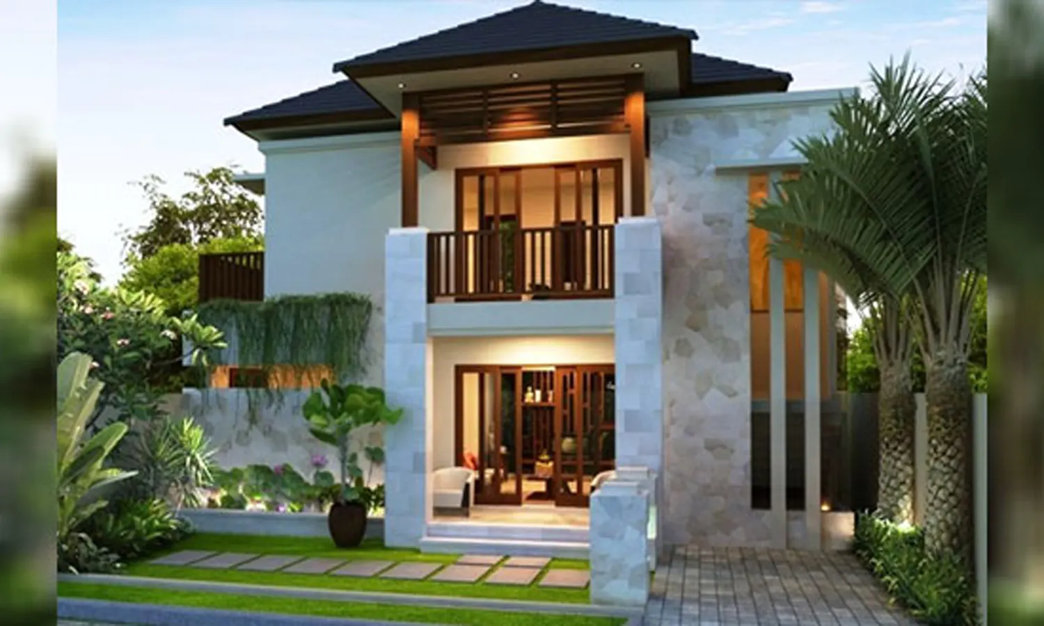 Desain Rumah 2 Lantai Sederhana dan Biaya Pembangunannya