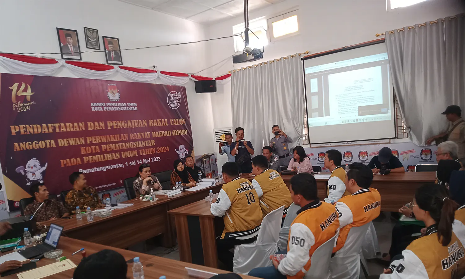Tiga Parpol Daftarkan Bacaleg Pemilu 2024 ke KPU Pematang Siantar