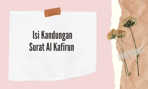 Asbabun Nuzul Surat Al Kafirun