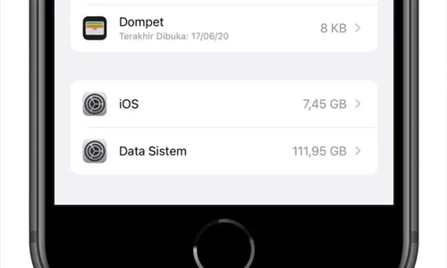 Cara Menghapus Data Sistem di iPhone